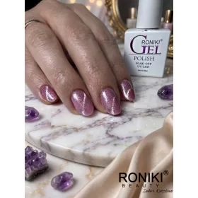 Roniki Mermaid cat eye gél lakk 14 - mágnesezhető