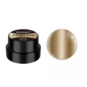   Roniki Metallic Painting gél 02 - arany króm festőzselé - 5g