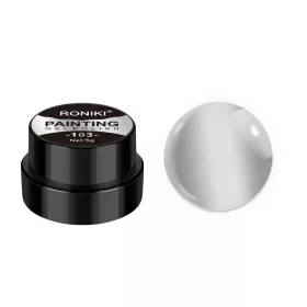   Roniki Metallic Painting gél 03 - ezüst króm festőzselé - 5g