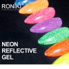 Roniki Neon reflektív széria - 02 kék reflektív gél lakk