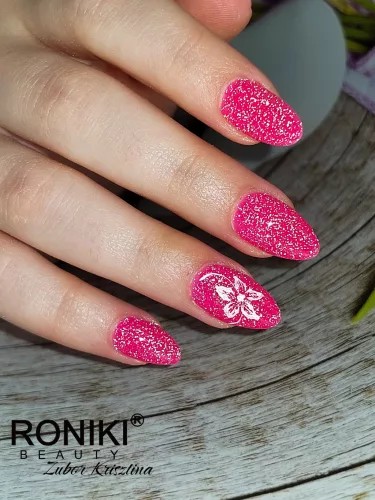 Roniki Neon reflektív széria - 04 pink reflektív gél lakk