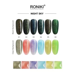Roniki Night sky széria - 05 gél lakk