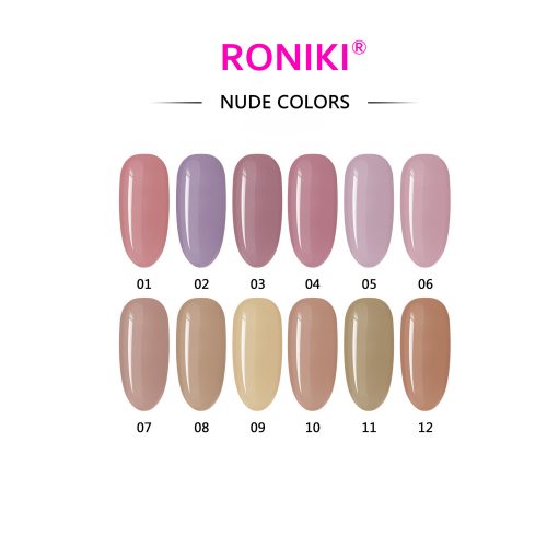 Roniki Nude gél lakk box