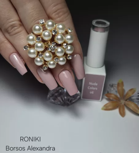 Roniki Nude széria - 06 gél lakk