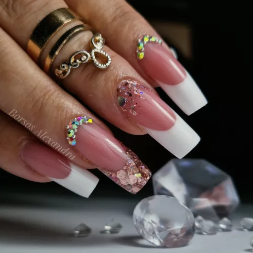 Roniki hema free poly gel - white - 10g