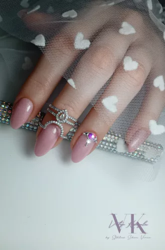 Roniki Pearl peach széria - 01 gél lakk