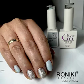 Roniki Pearl peach széria - 12 gél lakk