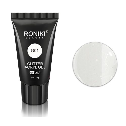 Roniki TPO free glitter poly gel - 01 - 30g