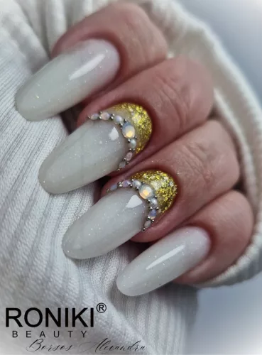 Roniki glitter poly gel - 01 - 30g