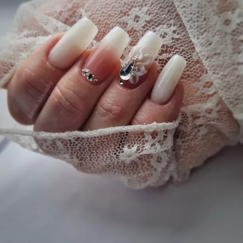 Roniki glitter poly gel - 01 - 30g