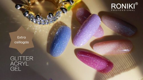 Roniki glitter poly gel - 04 - 30g