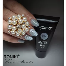 Roniki glitter poly gel - 09 - 30g