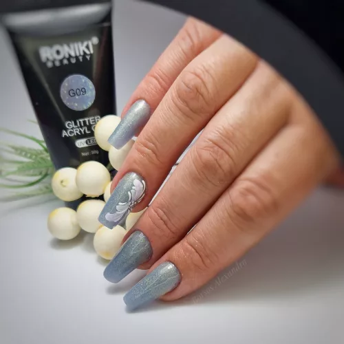 Roniki glitter poly gel - 09 - 30g
