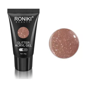 Roniki glitter poly gel - 12 - 30g