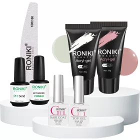 Roniki poly gél kezdőszett - babyboomer körömhöz