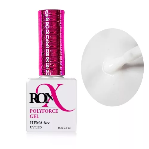 RonX HEMA free polyforce gel - white- 15ml