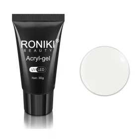 Roniki hema free poly gel - clear - 30g - hema mentes