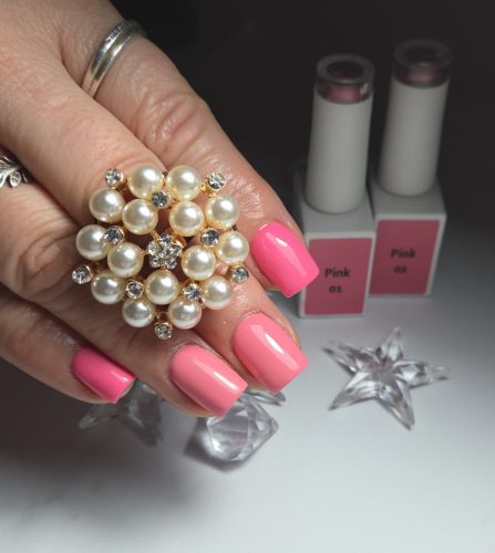 Roniki Pink széria - 02 gél lakk