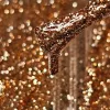 Roniki Platinum diamond széria - 08 csillámos arany gél lakk