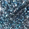 Roniki Platinum diamond széria - 10 csillámos ciánkék gél lakk