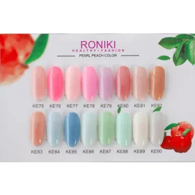 Roniki Pearl peach gél lakk box