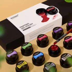 Roniki PAT painting gel szett - 12 db - oktatóvideóval