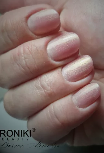 Roniki Pearl threaded széria - 04 rosegold gyöngyház gél lakk