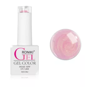   Roniki Pearl threaded széria - 06 rózsaszín gyöngyház gél lakk