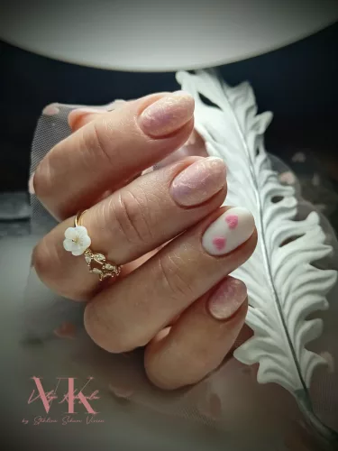 Roniki Pearl threaded széria - 06 rózsaszín gyöngyház gél lakk