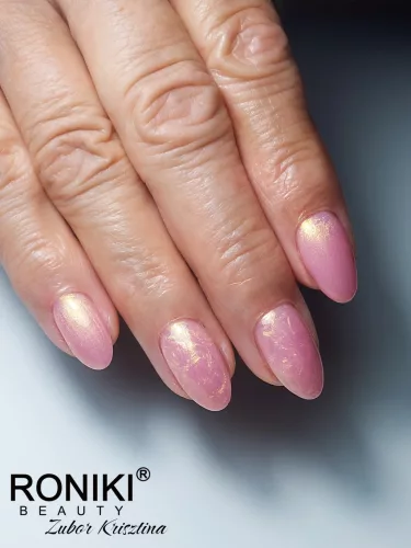 Roniki Pearl threaded széria - 06 rózsaszín gyöngyház gél lakk