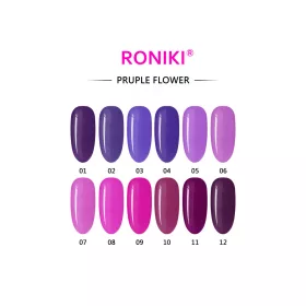 Roniki Purple flower gél lakk box