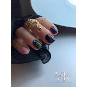 Roniki Purple flower széria - 01 gél lakk