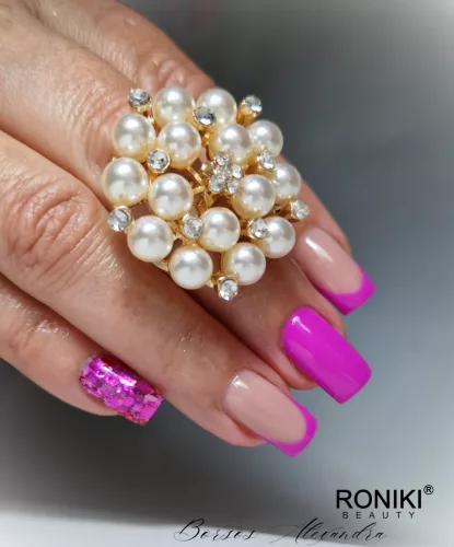 Roniki Purple flower széria - 05 gél lakk