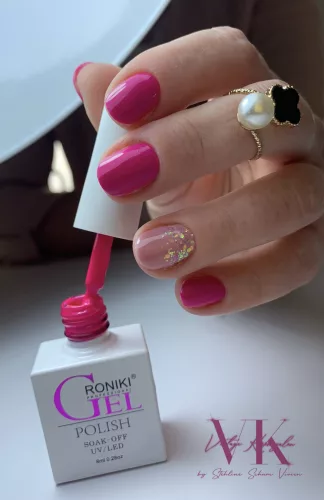 Roniki Purple flower széria hema free - 09 gél lakk