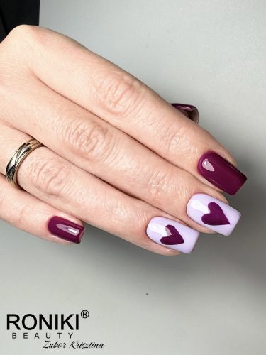 Roniki Purple flower széria - 11 gél lakk