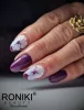 Roniki Purple flower széria - 12 gél lakk