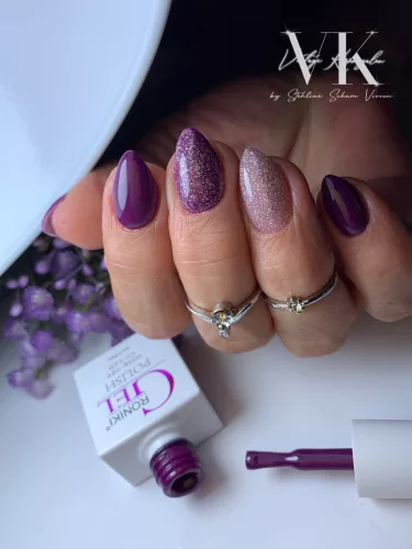 Roniki Purple flower széria - 12 gél lakk