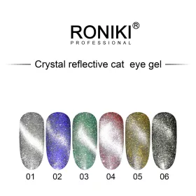 Roniki Reflective cat eye géllakk box