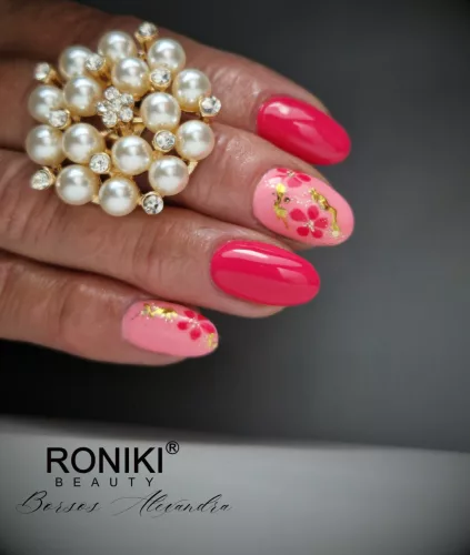 Roniki Rose red széria - 03 gél lakk