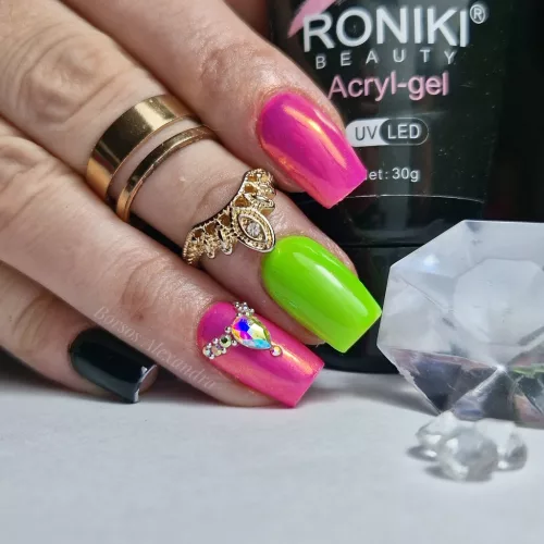 Roniki Rose red széria - 10 gél lakk