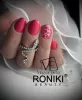 Roniki Rose red széria - 11 gél lakk