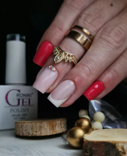 Roniki Rose red széria - 12 gél lakk