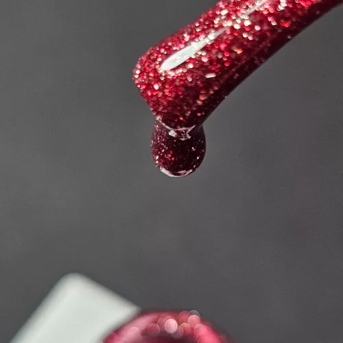 Roniki Royal salute széria - 04 csillámos bordó gél lakk