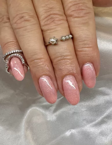 Roniki hema free Shine rubber base  02 - csillámos