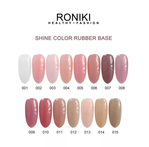 Roniki Shine rubber base  05 - csillámos