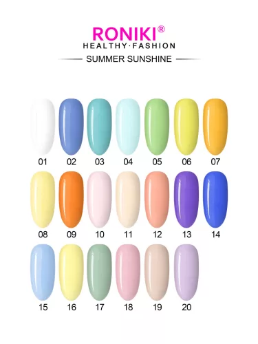 Roniki Summer sunshine széria - 08 gél lakk