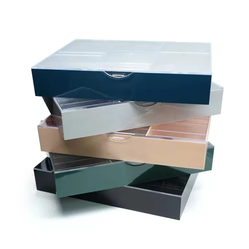 Portfólió box - Tip tartó doboz - kék