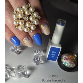 Roniki Vivid blue széria - 08 gél lakk