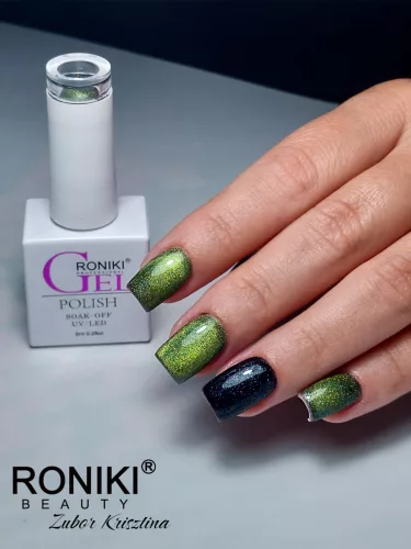 Roniki Variety magic cat eye gél lakk 11 - mágnesezhető