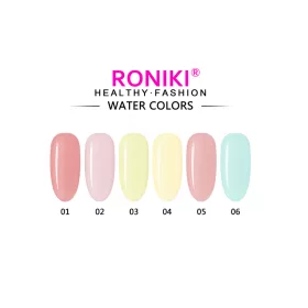 Roniki Water color széria - 01 korall gél lakk
